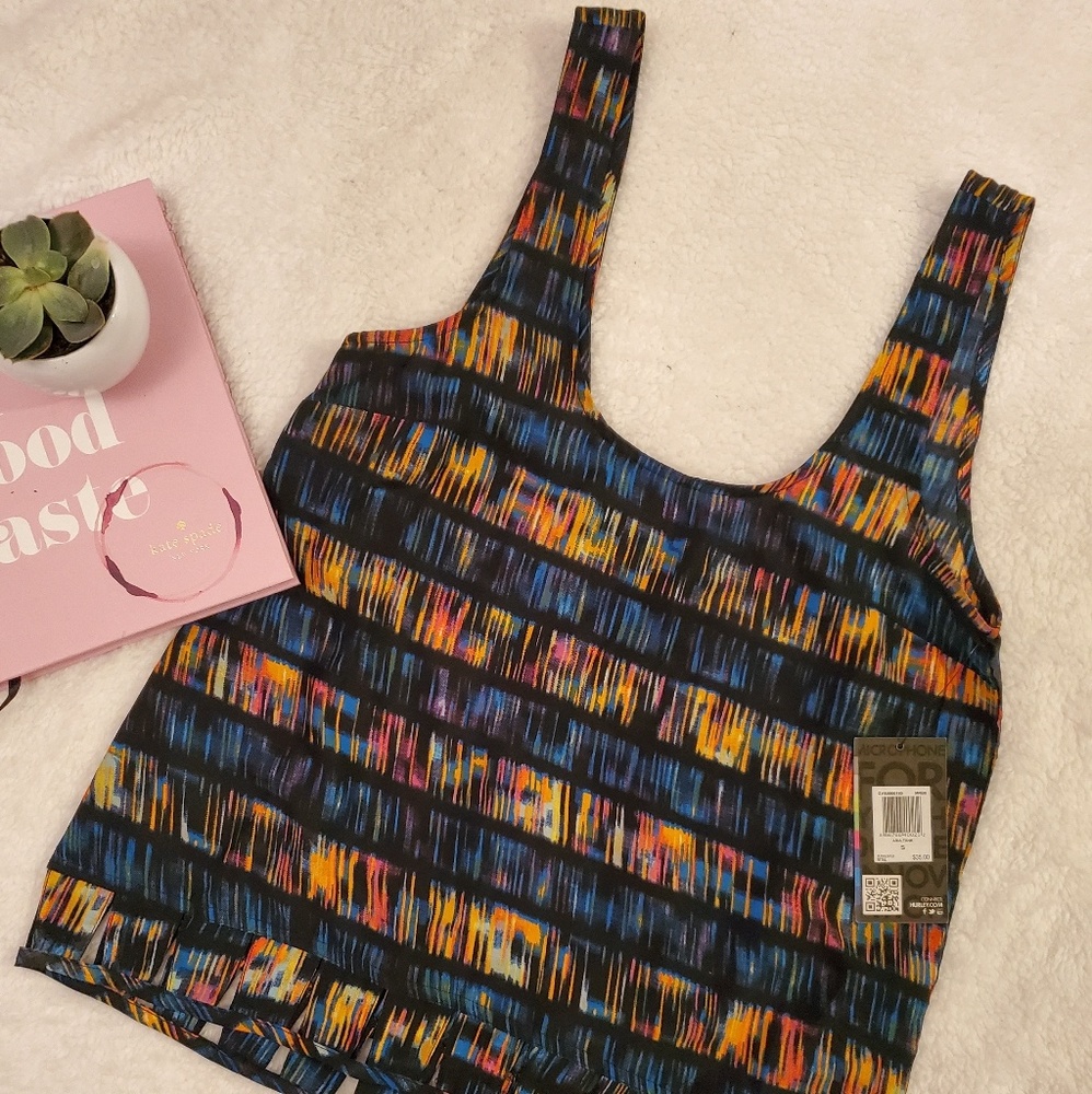 NWT Hurley multi color tank top